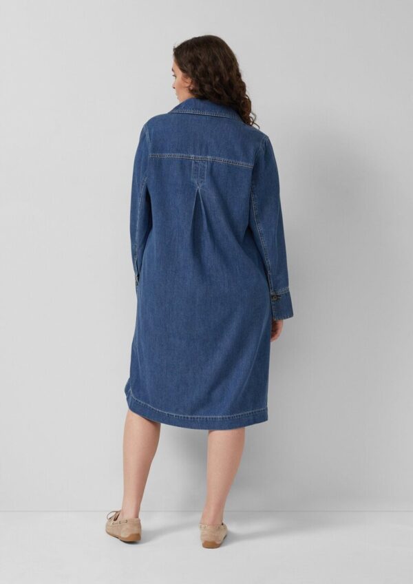Denim-Kleid mit Eingrifftaschen