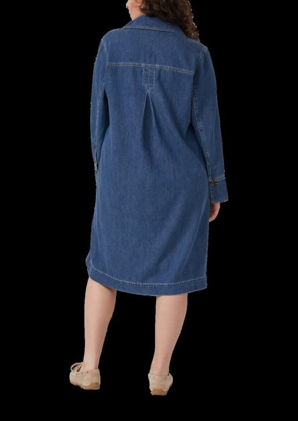 Denim-Kleid mit Eingrifftaschen