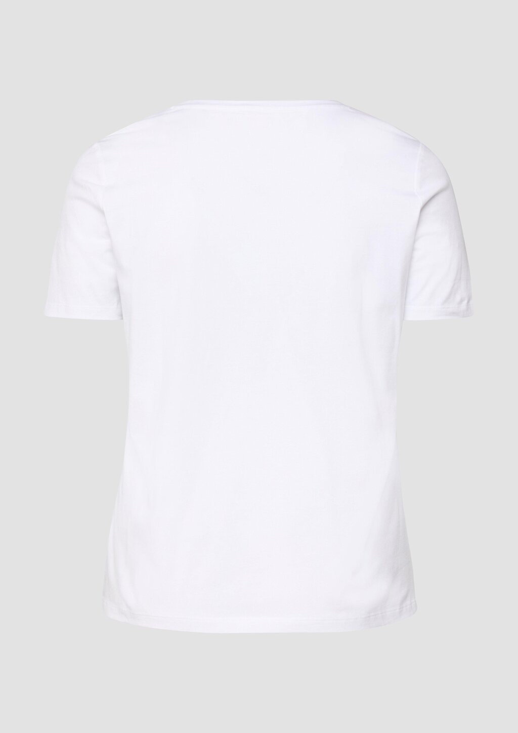 Basic T-Shirt mit V-Ausschnitt