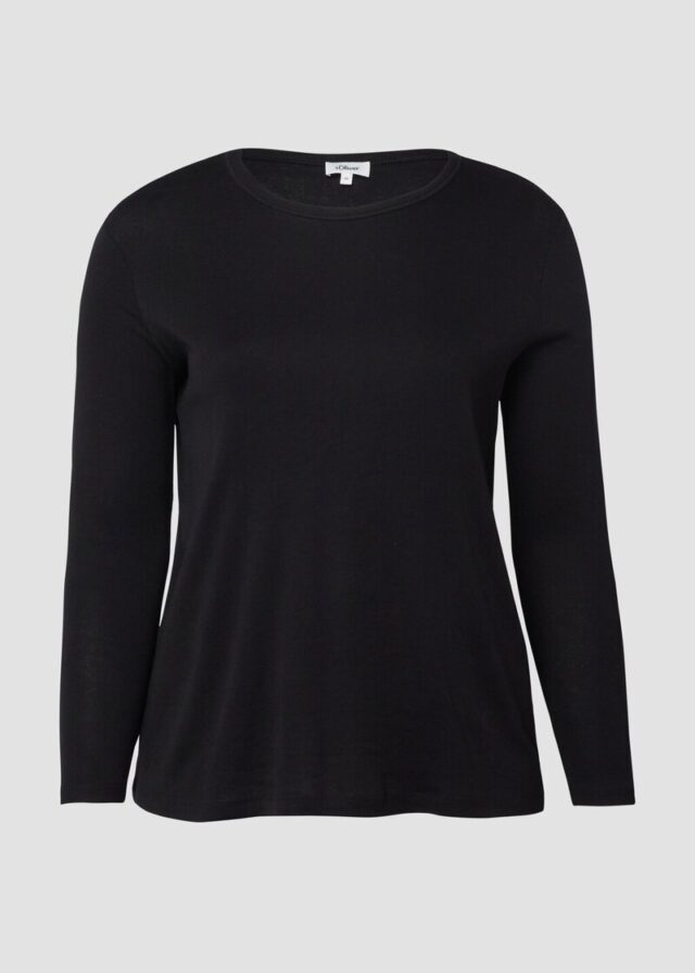 Basic Longsleeve aus Baumwolle