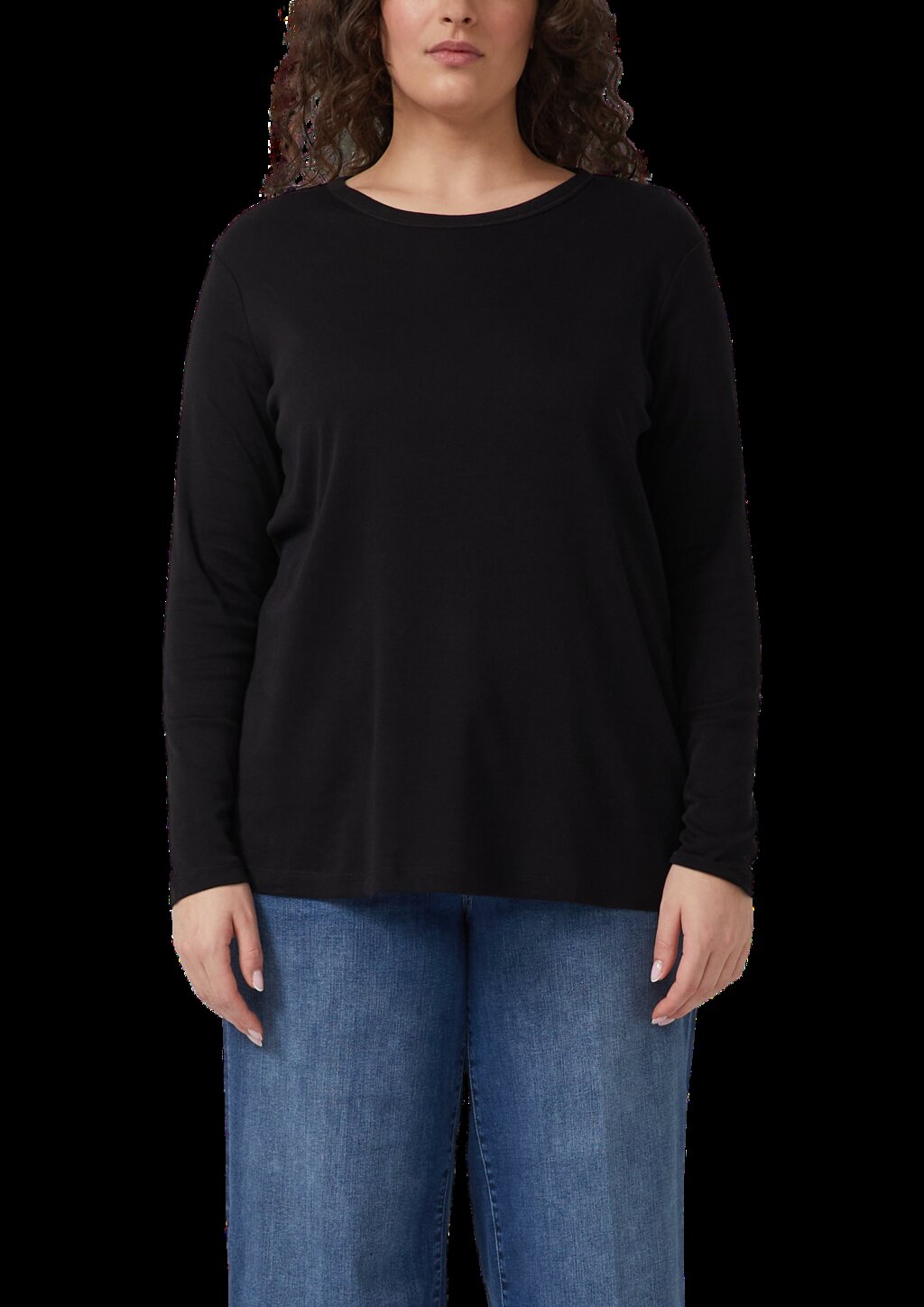 Basic Longsleeve aus Baumwolle