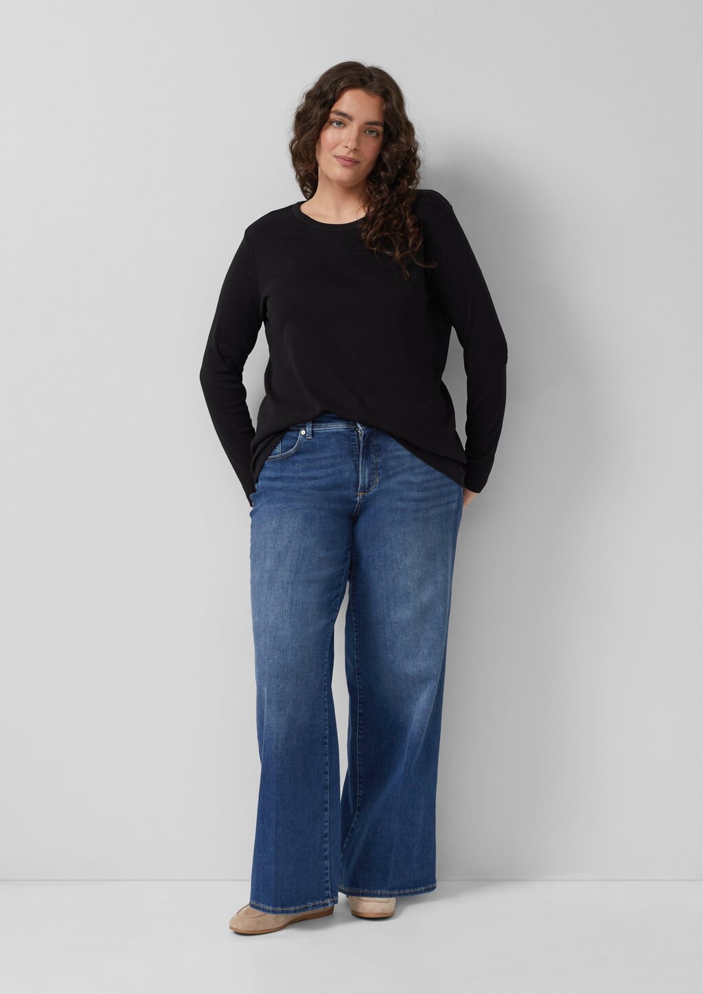 Basic Longsleeve aus Baumwolle