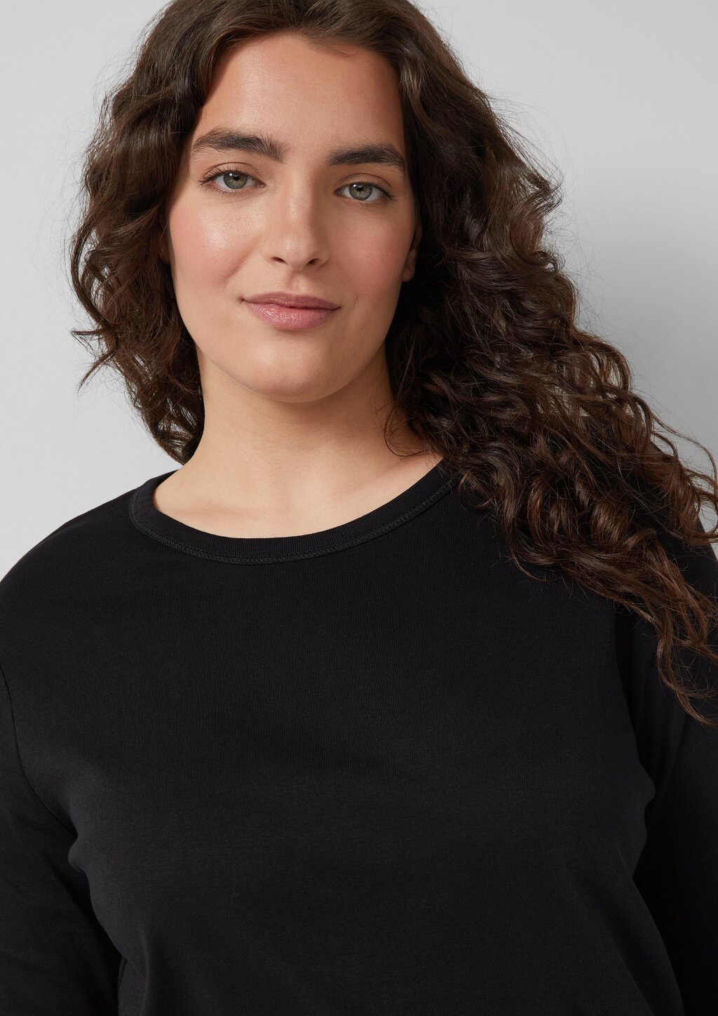 Basic Longsleeve aus Baumwolle