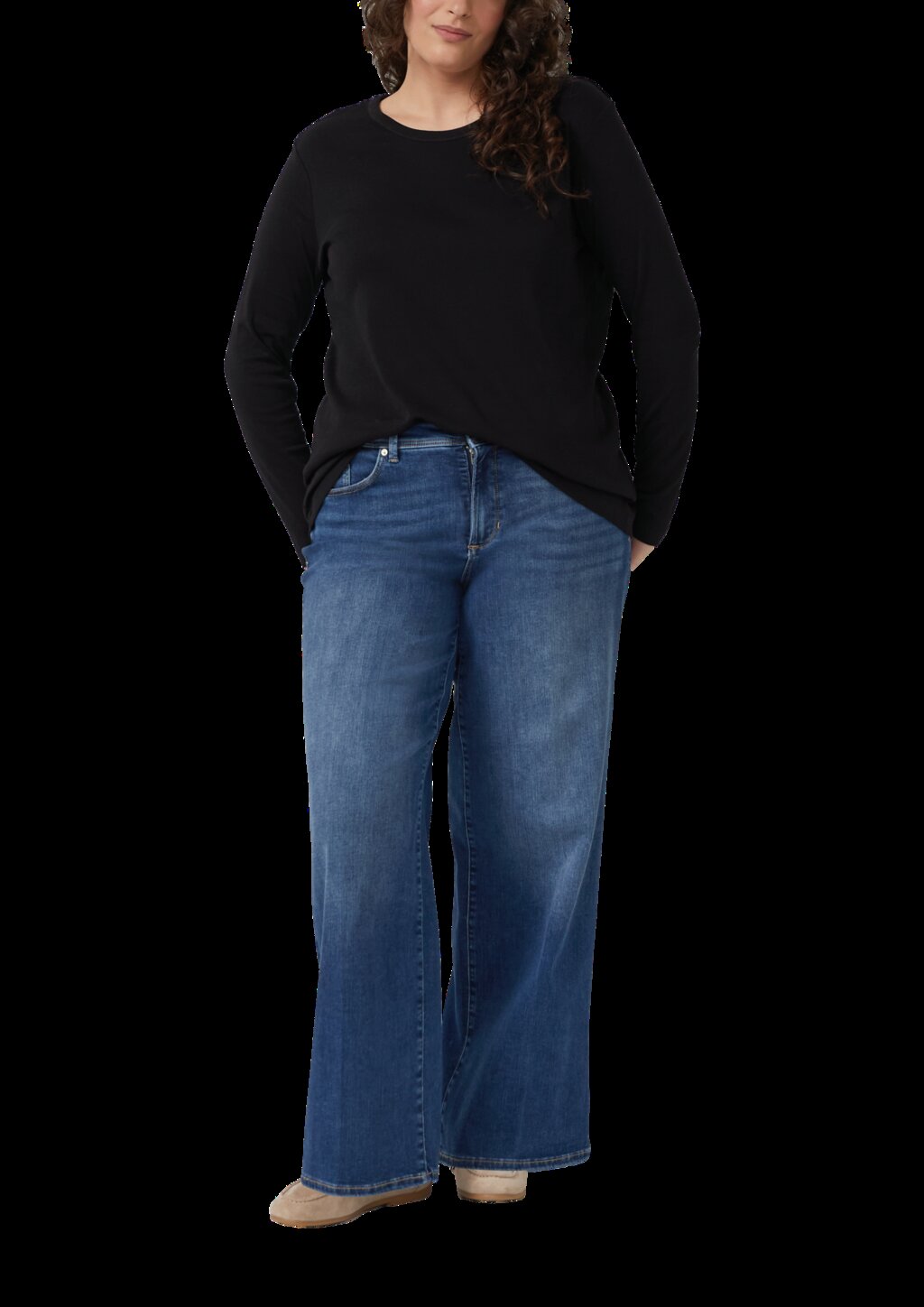 Basic Longsleeve aus Baumwolle