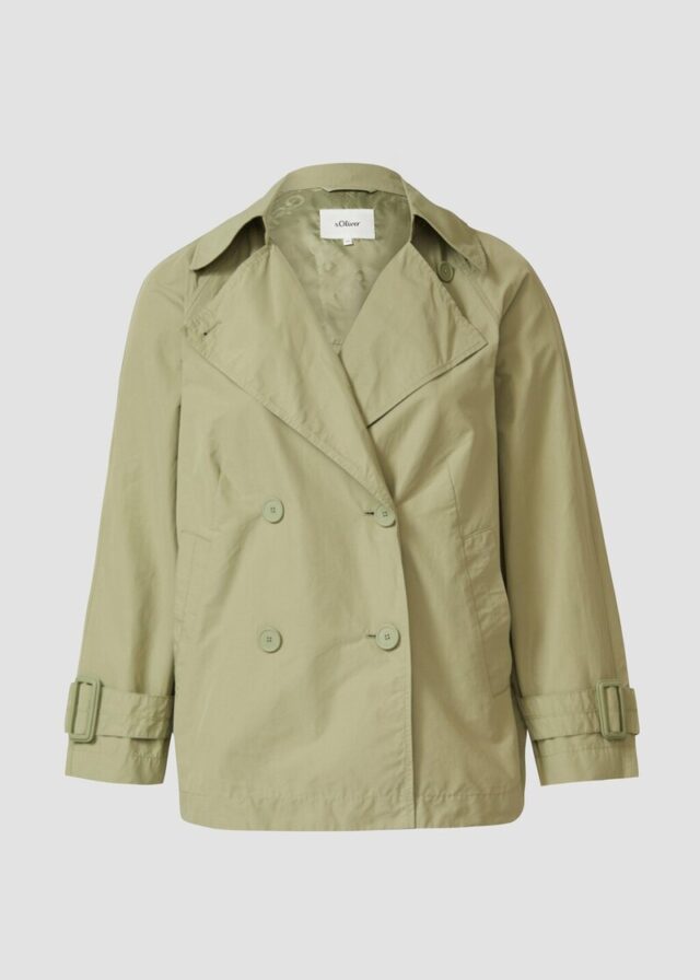 Cabanjacke im Relaxed Fit mit abgerundetem Saum