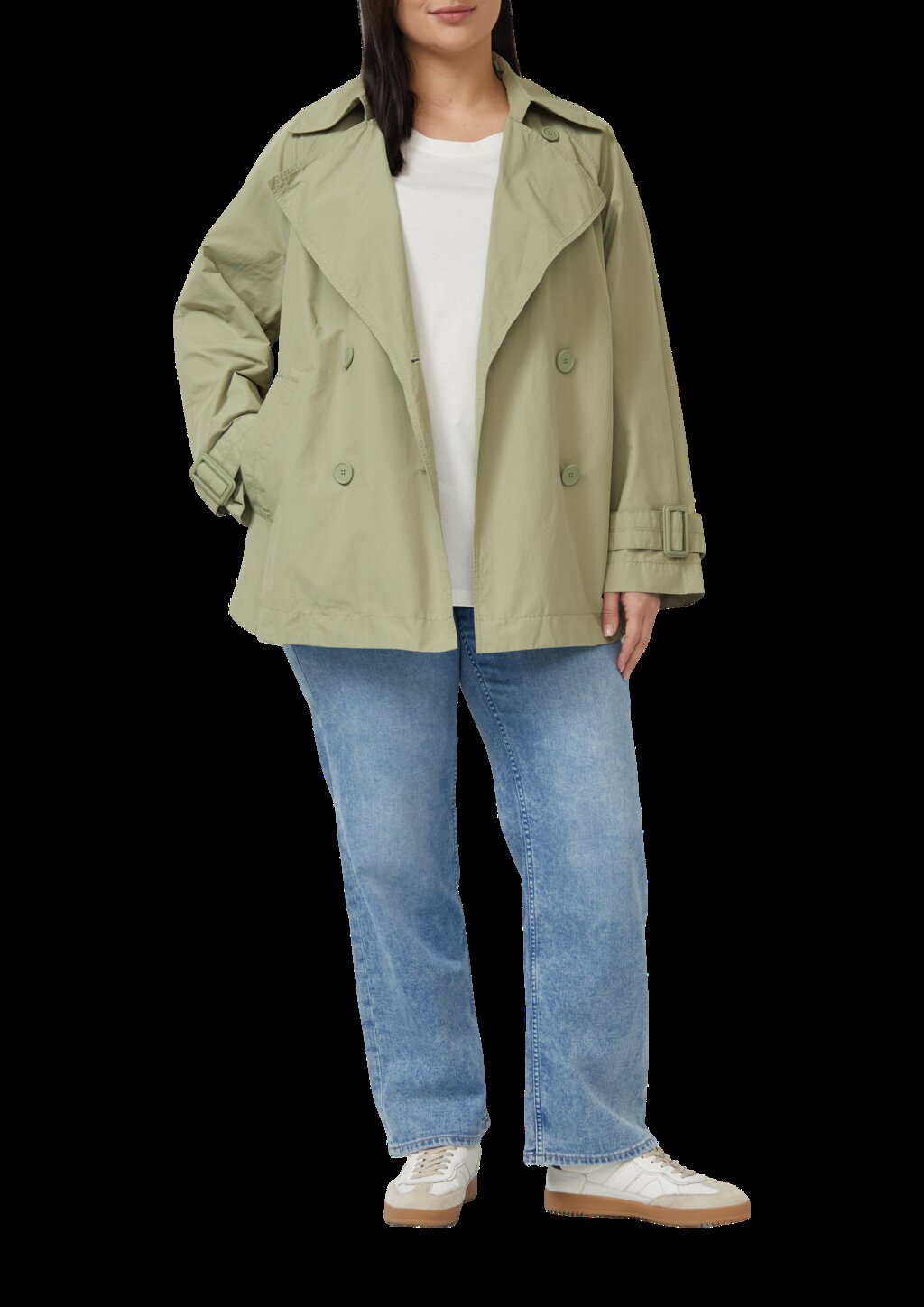 T-Shirt mit Herz-Stickerei