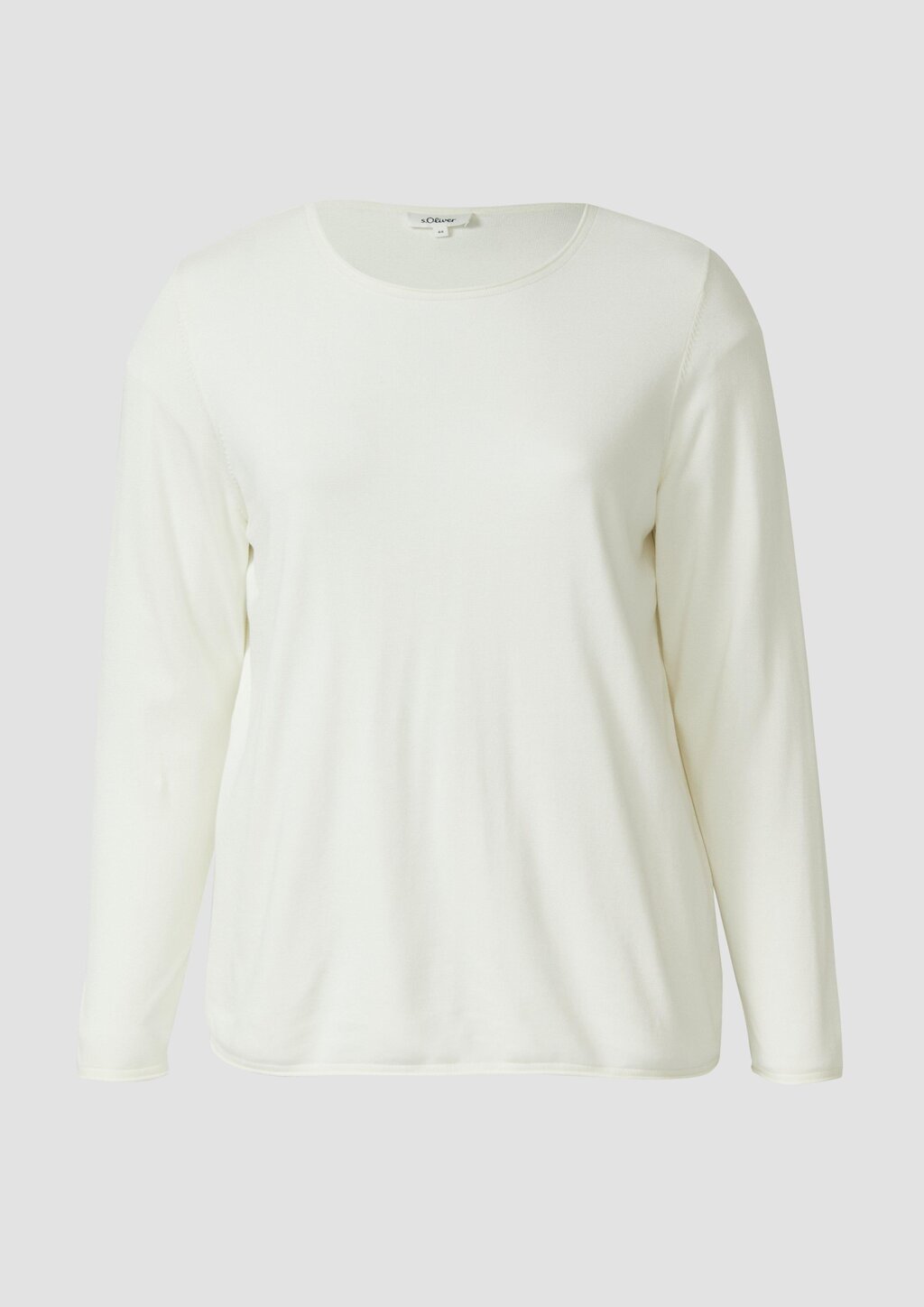 Strickpullover aus Baumwoll-Viskose-Mix