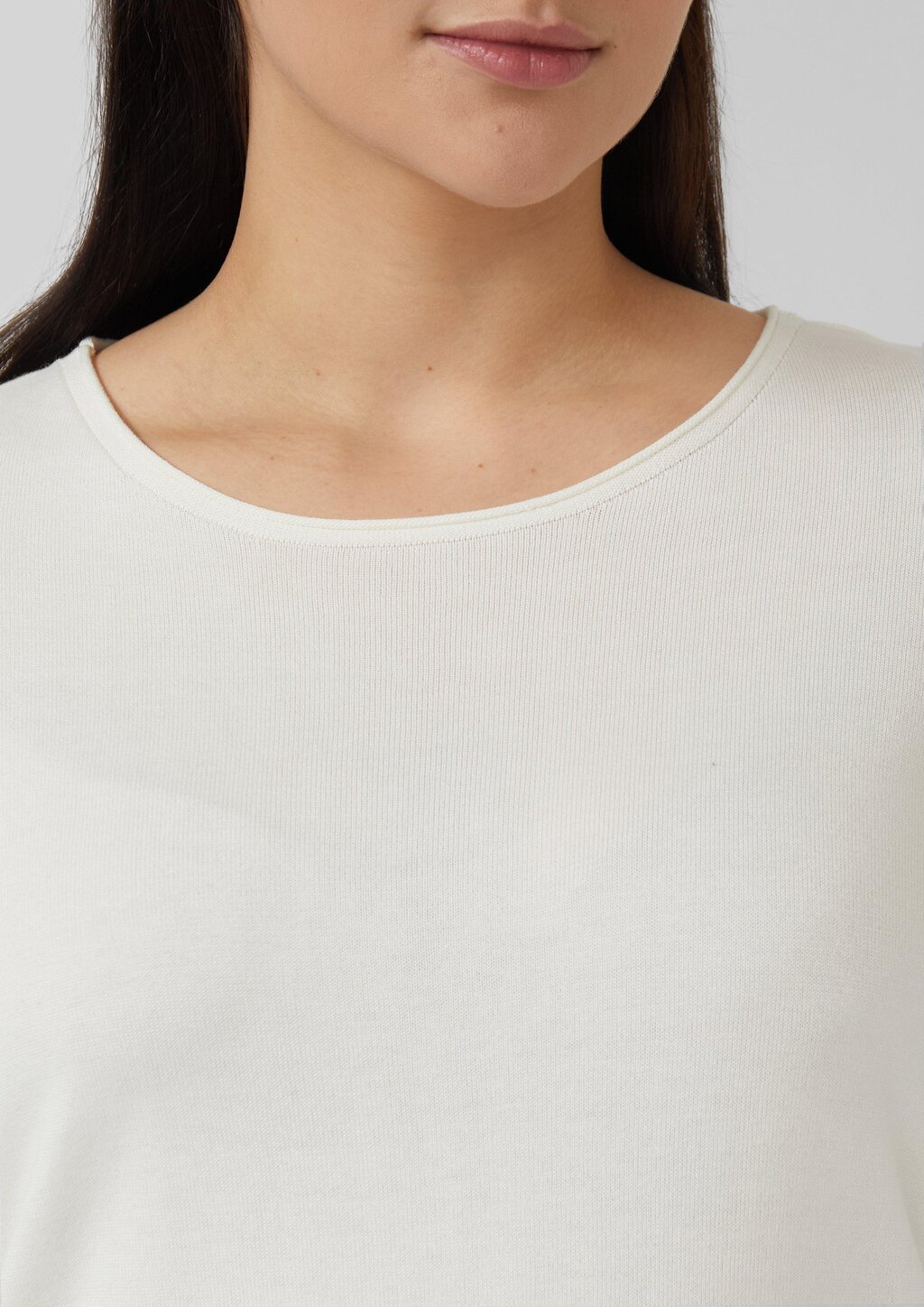 Strickpullover aus Baumwoll-Viskose-Mix