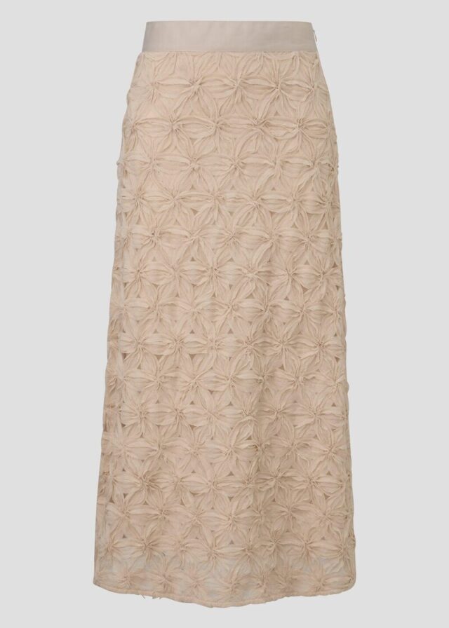 Plissierter Rock aus Polyester mit Viskosefutter