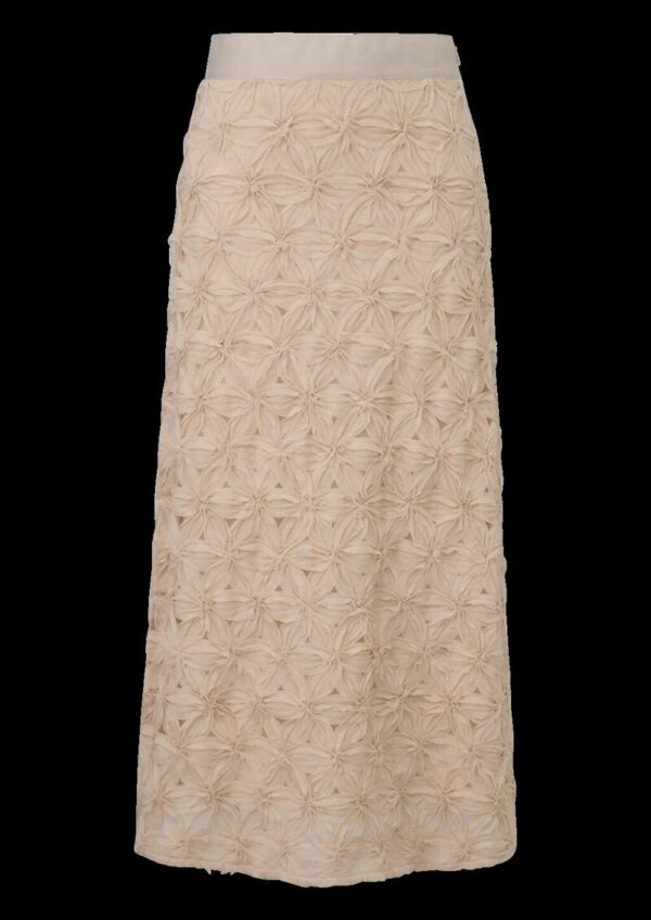 Plissierter Rock aus Polyester mit Viskosefutter