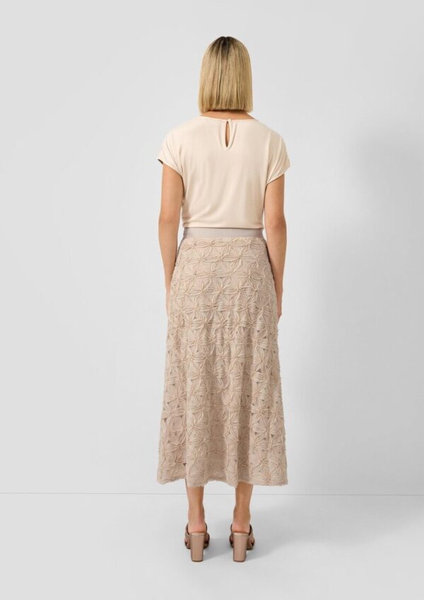 Plissierter Rock aus Polyester mit Viskosefutter