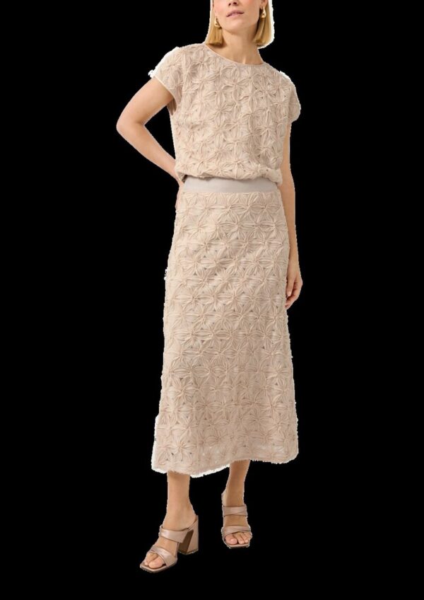 Plissierter Rock aus Polyester mit Viskosefutter