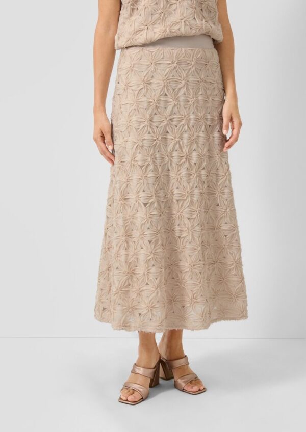 Plissierter Rock aus Polyester mit Viskosefutter