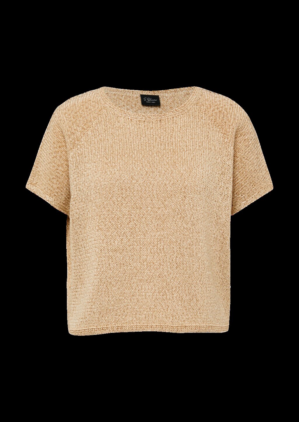 Ärmelloser Strickpullover im Relaxed Fit mit U-Boot-Ausschnitt