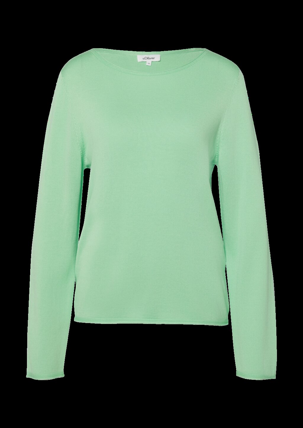 Feinstrickpullover mit Rundhalsausschnitt