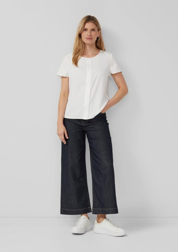 Lockeres Blusenshirt mit Blende