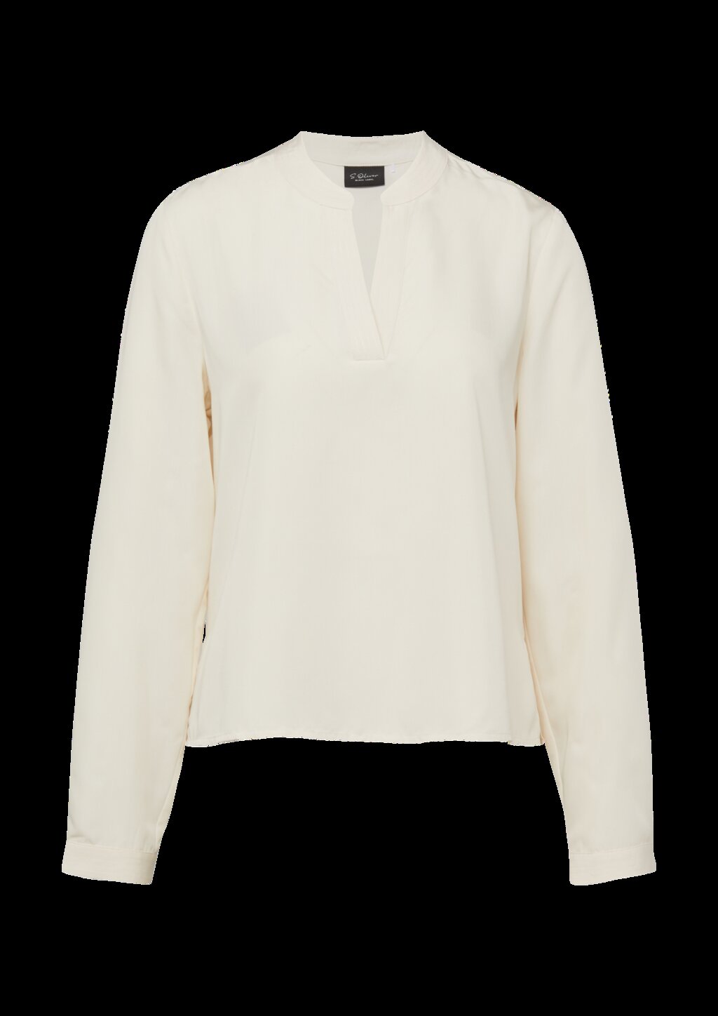Modal-Bluse mit Tunika-Ausschnitt
