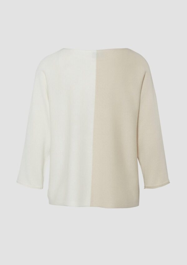 Feinstrickpullover mit Fledermausärmeln aus Modalmix