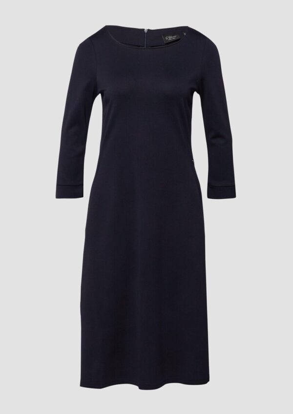 Kleid aus Interlockjersey mit seitlichen Teilungsnähten
