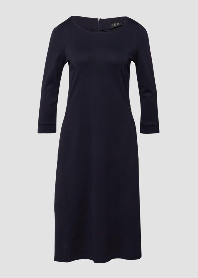 Kleid aus Interlockjersey mit seitlichen Teilungsnähten