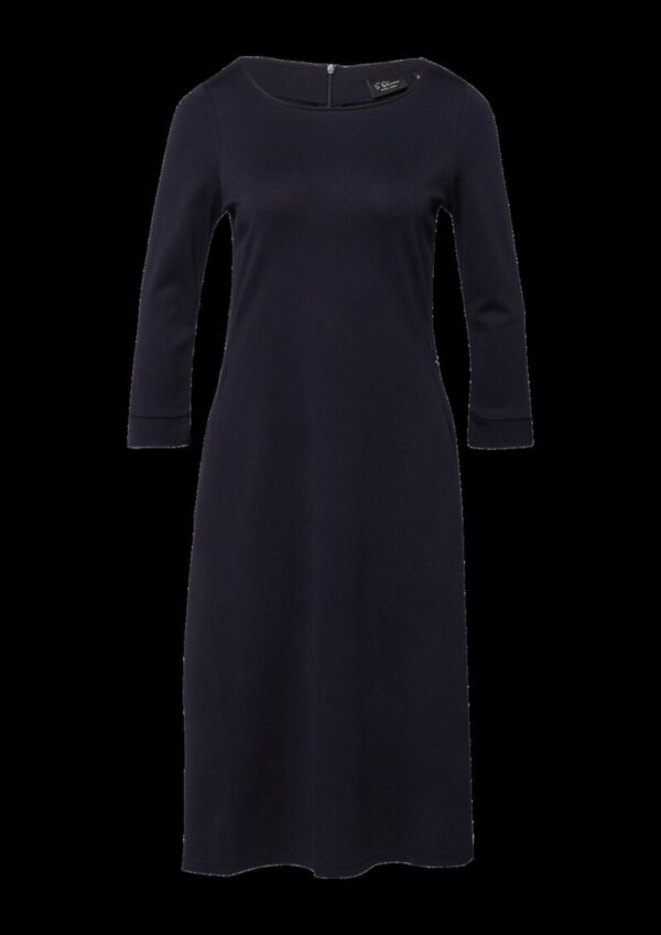 Kleid aus Interlockjersey mit seitlichen Teilungsnähten