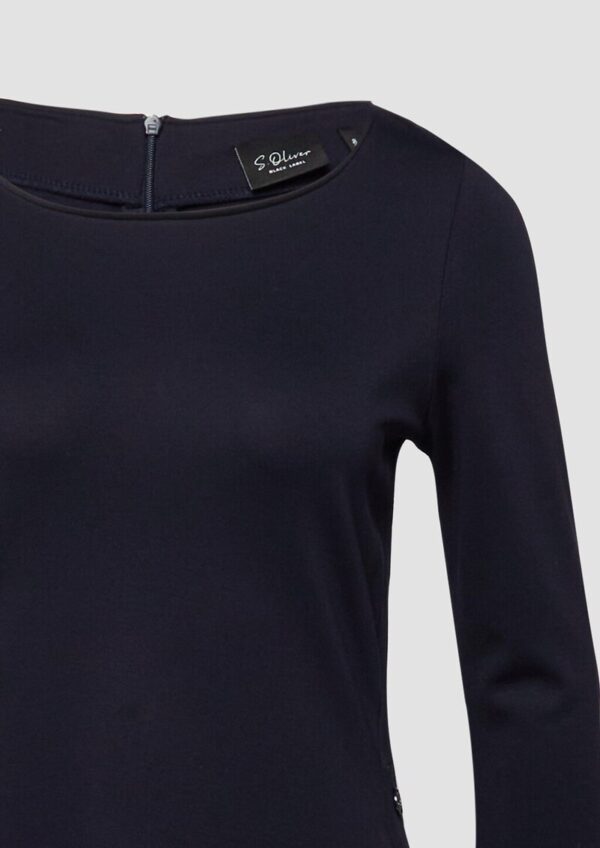 Kleid aus Interlockjersey mit seitlichen Teilungsnähten