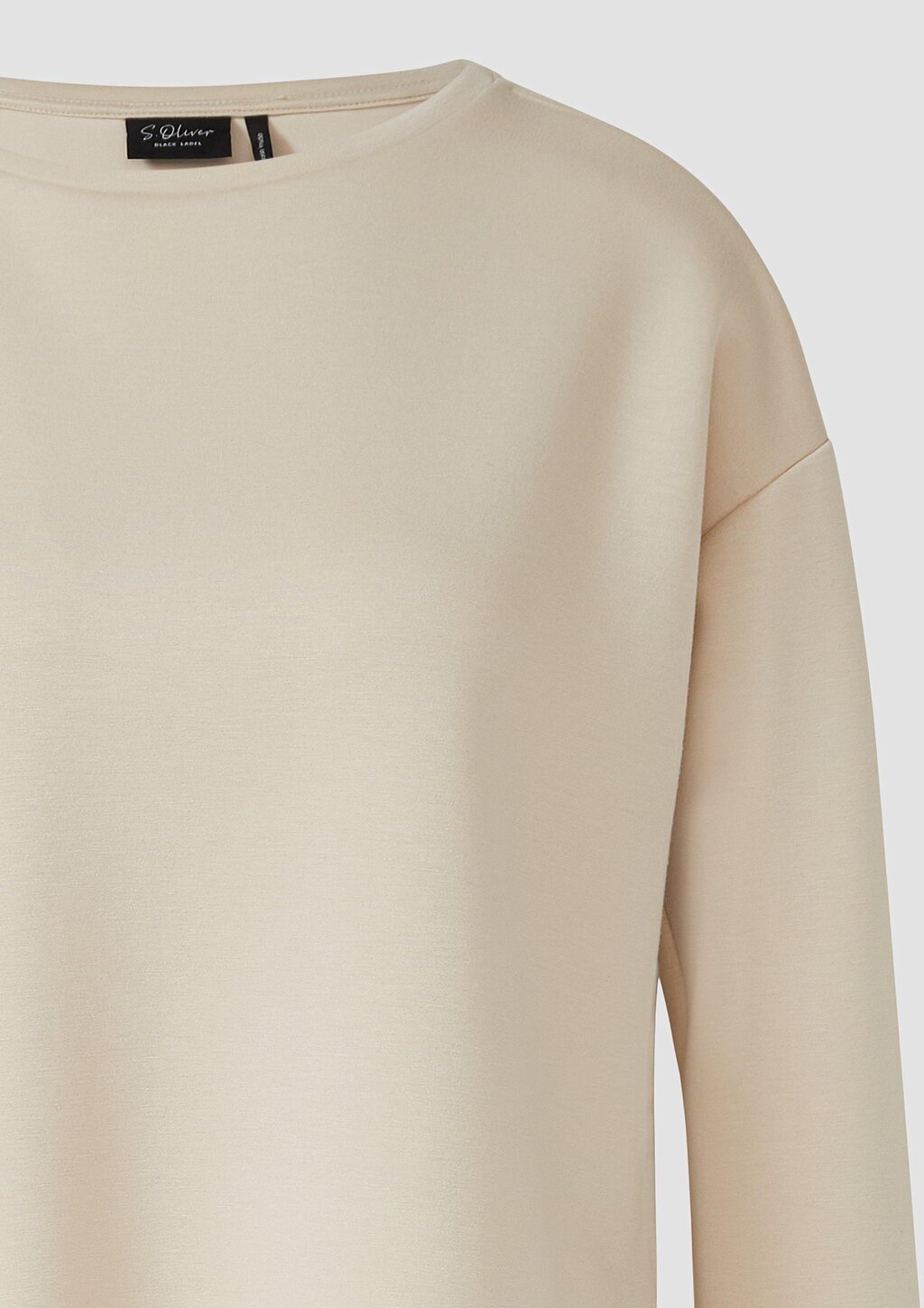 Scuba-Sweatshirt in Layering-Optik