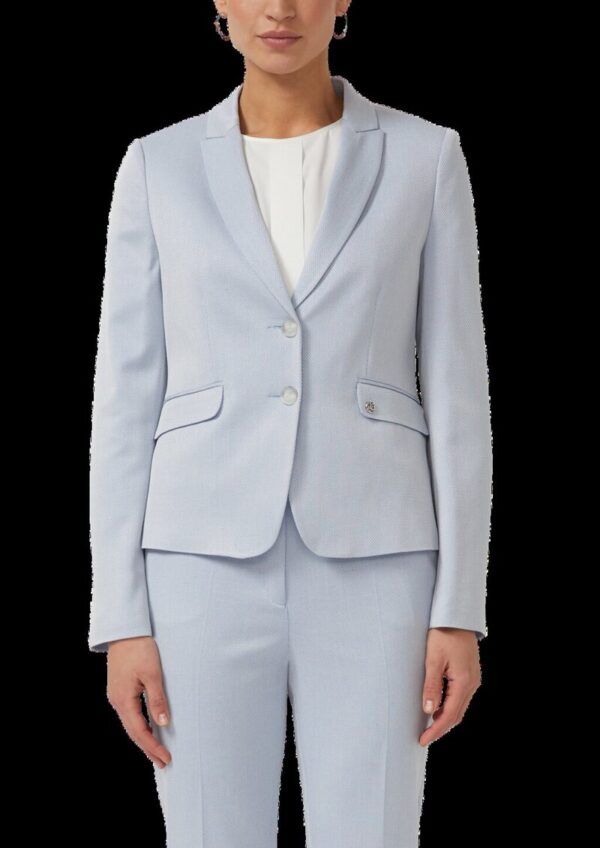 Verkürzter Slim-Fit-Blazer mit Struktur