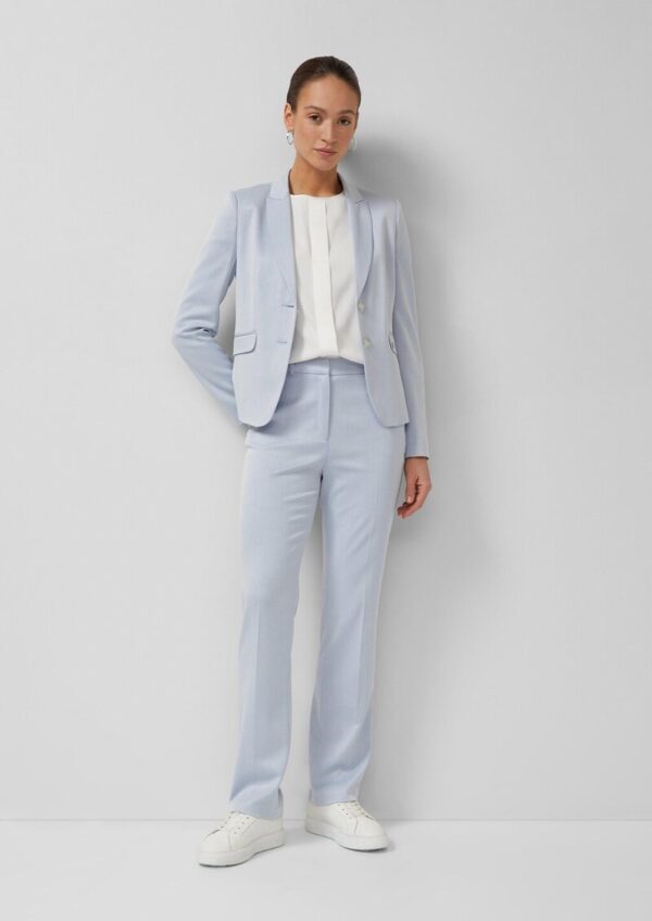 Verkürzter Slim-Fit-Blazer mit Struktur