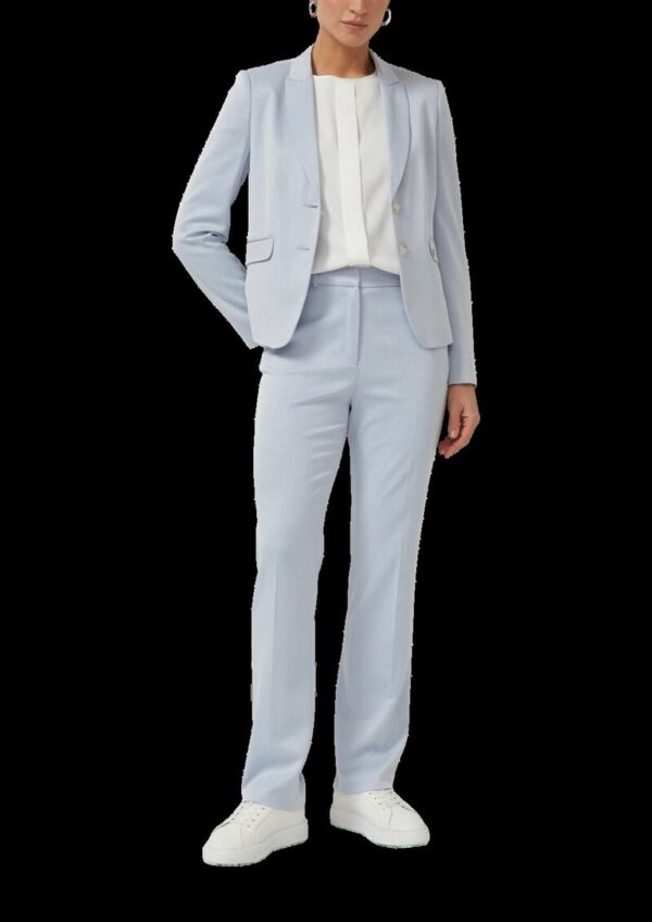 Verkürzter Slim-Fit-Blazer mit Struktur