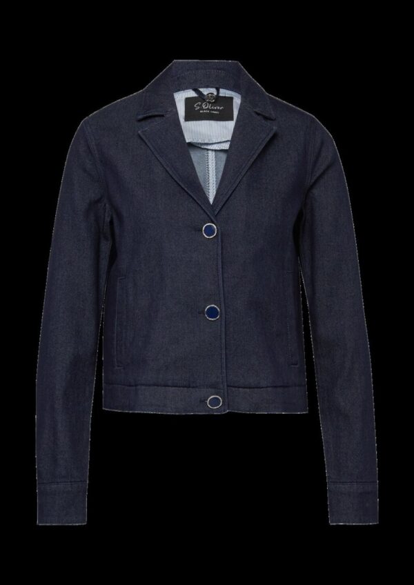 Verkürzte Jacke mit Reverskragen