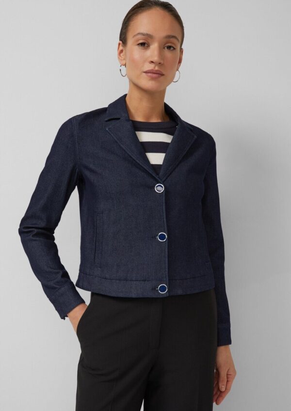 Verkürzte Jacke mit Reverskragen