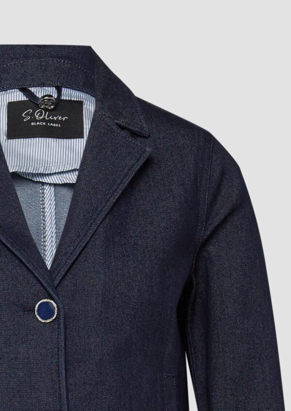 Verkürzte Jacke mit Reverskragen