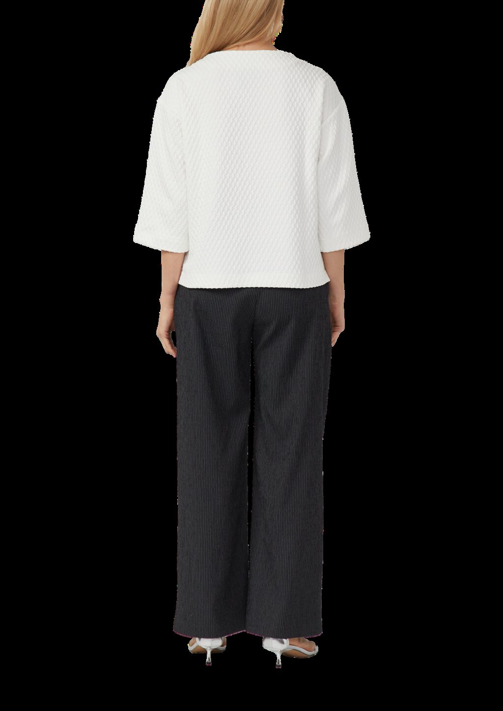 Strukturiertes Sweatshirt im Relaxed Fit