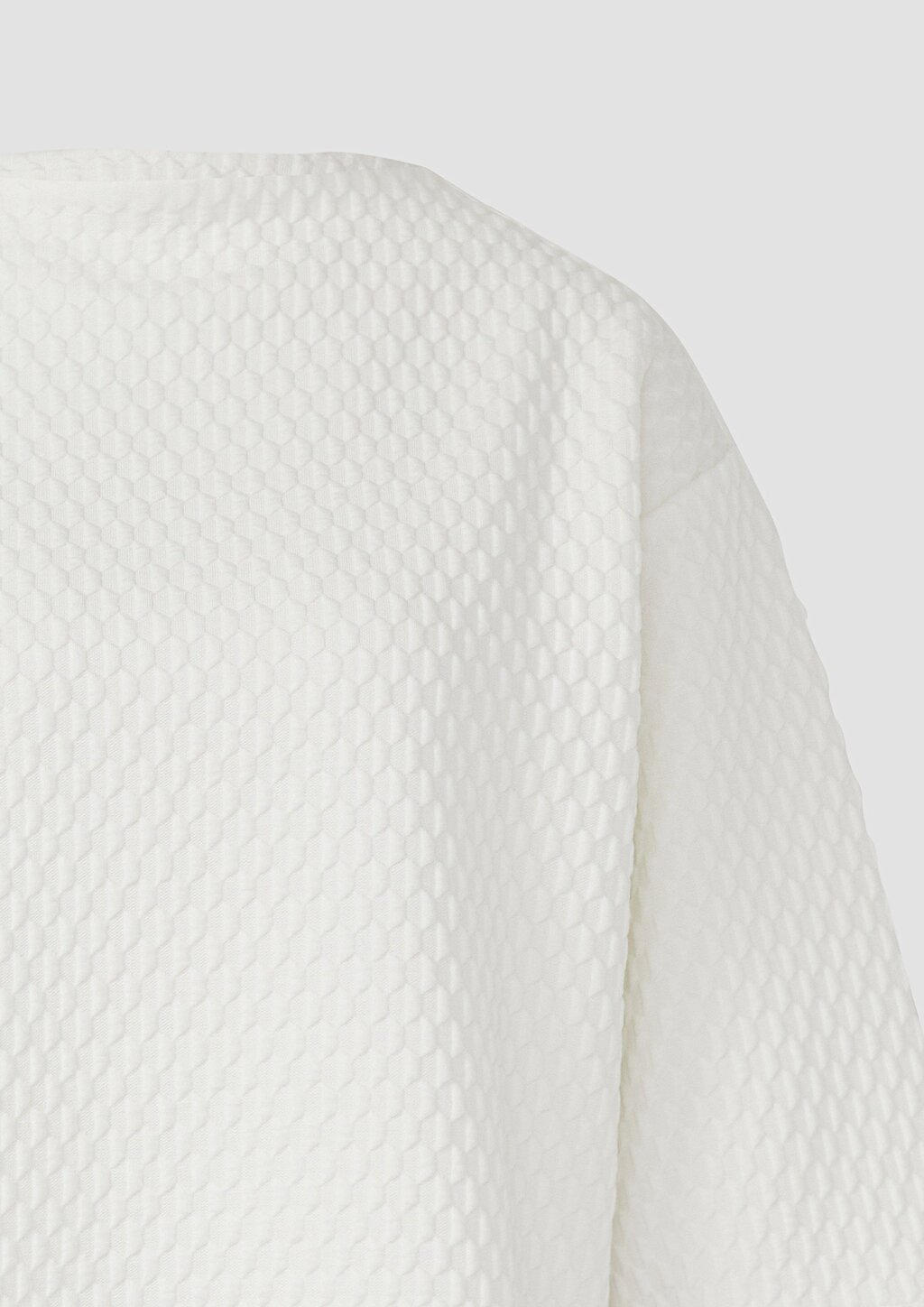 Strukturiertes Sweatshirt im Relaxed Fit