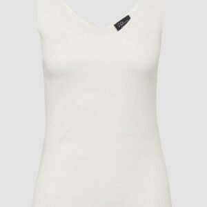 Ärmelloses Feinstrick-Top im Slim Fit