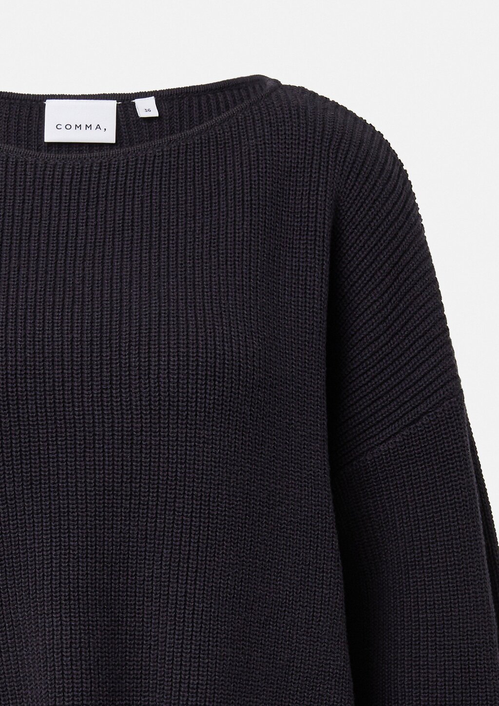 Pullover im Boxy Fit mit Kontrastdetails