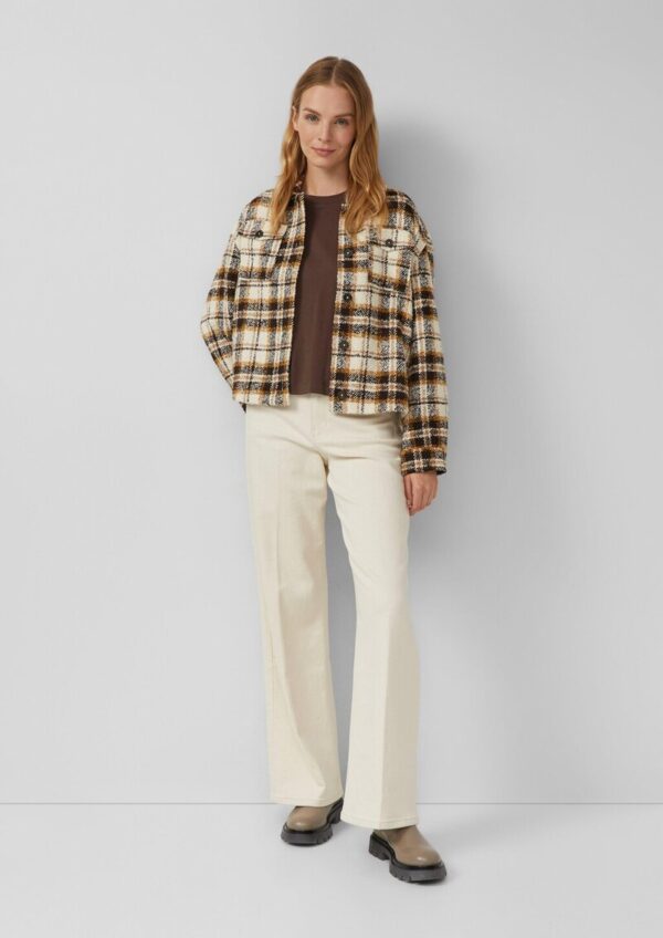 Verkürztes T-Shirt aus Interlockjersey