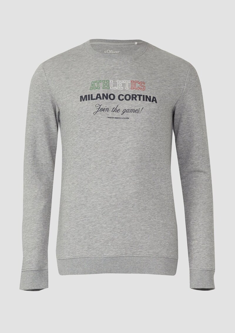 Weiches Sweatshirt mit Artwork im Relaxed Fit | Wintersport-Kollektion