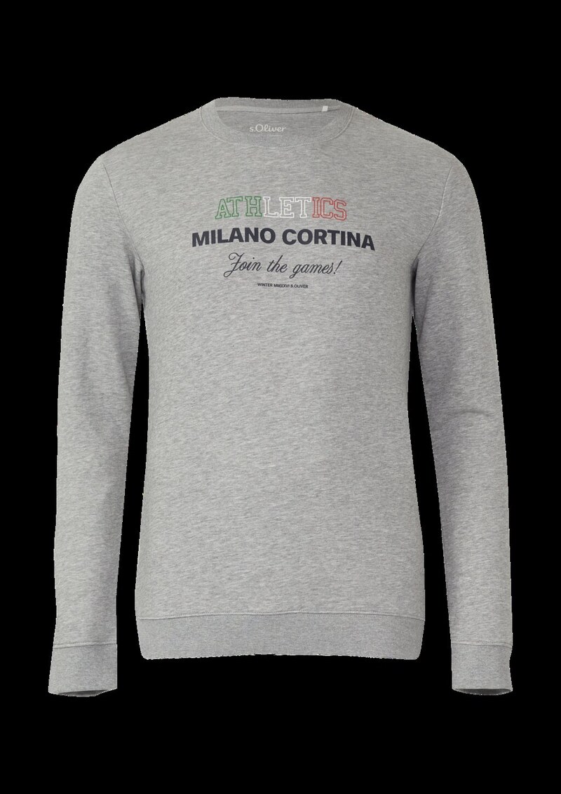 Weiches Sweatshirt mit Artwork im Relaxed Fit | Wintersport-Kollektion