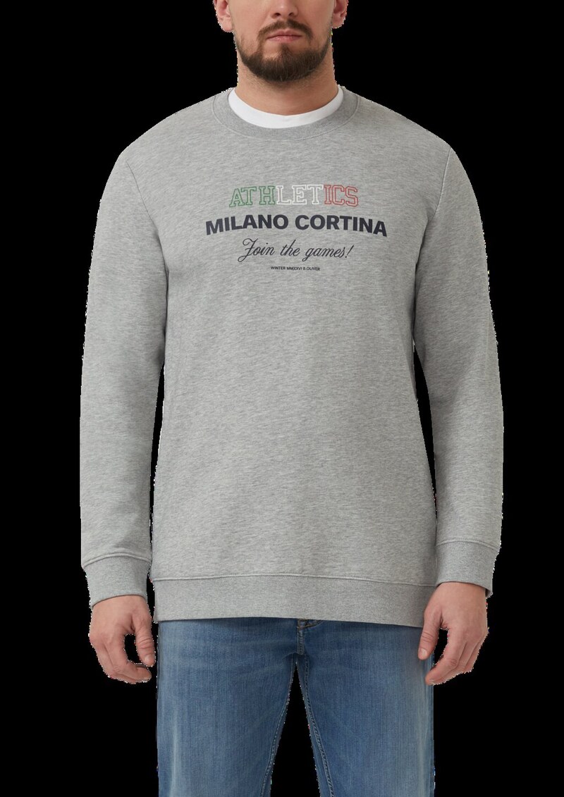 Weiches Sweatshirt mit Artwork im Relaxed Fit | Wintersport-Kollektion