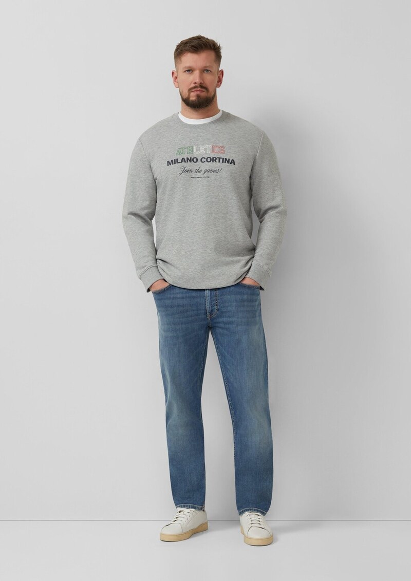 Weiches Sweatshirt mit Artwork im Relaxed Fit | Wintersport-Kollektion