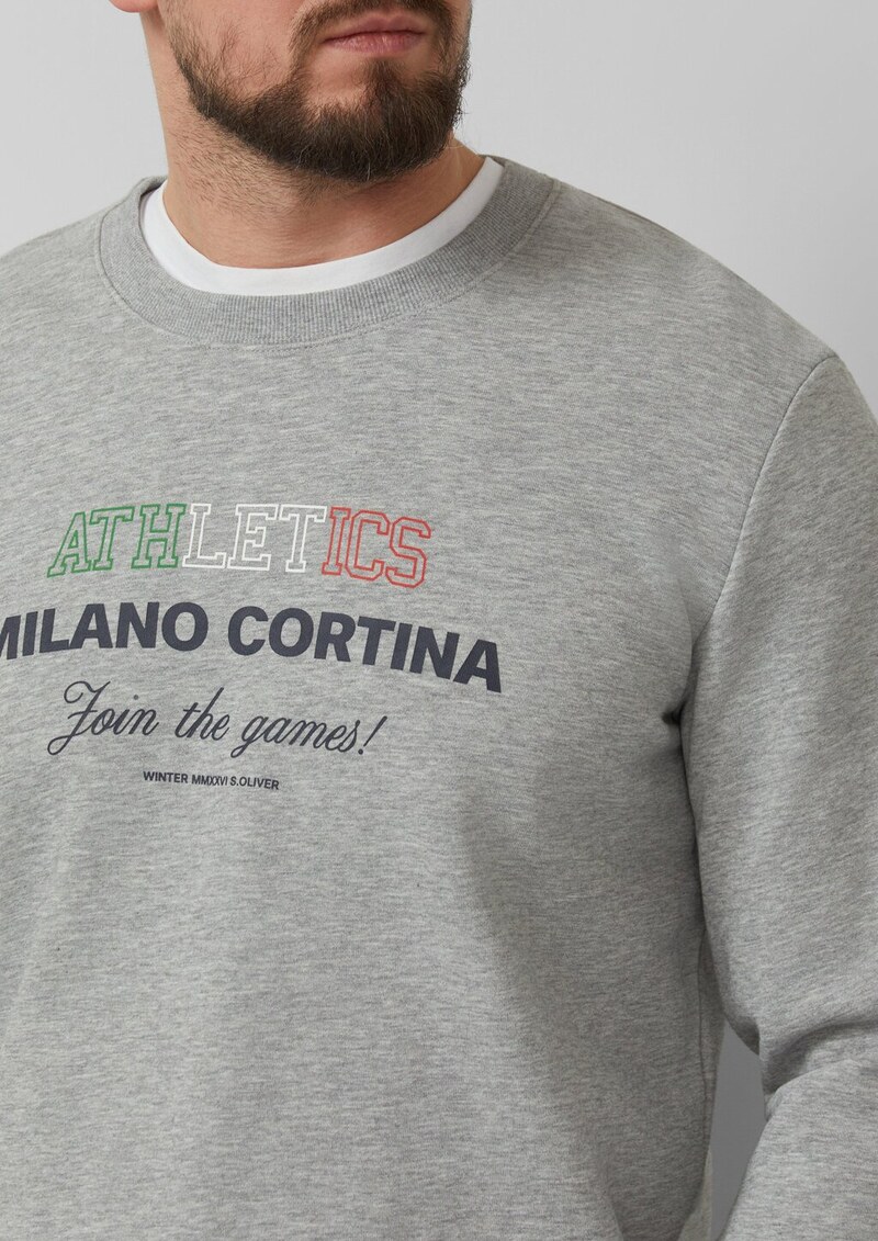 Weiches Sweatshirt mit Artwork im Relaxed Fit | Wintersport-Kollektion