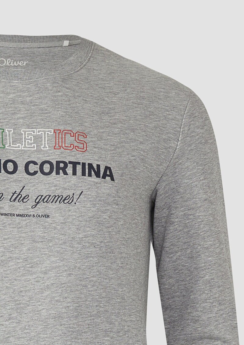 Weiches Sweatshirt mit Artwork im Relaxed Fit | Wintersport-Kollektion