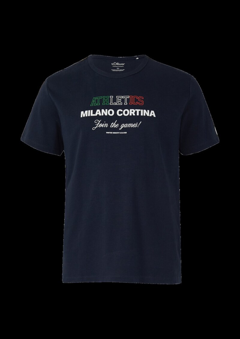 T-Shirt aus schwerem Jersey mit Artwork | Wintersport-Kollektion
