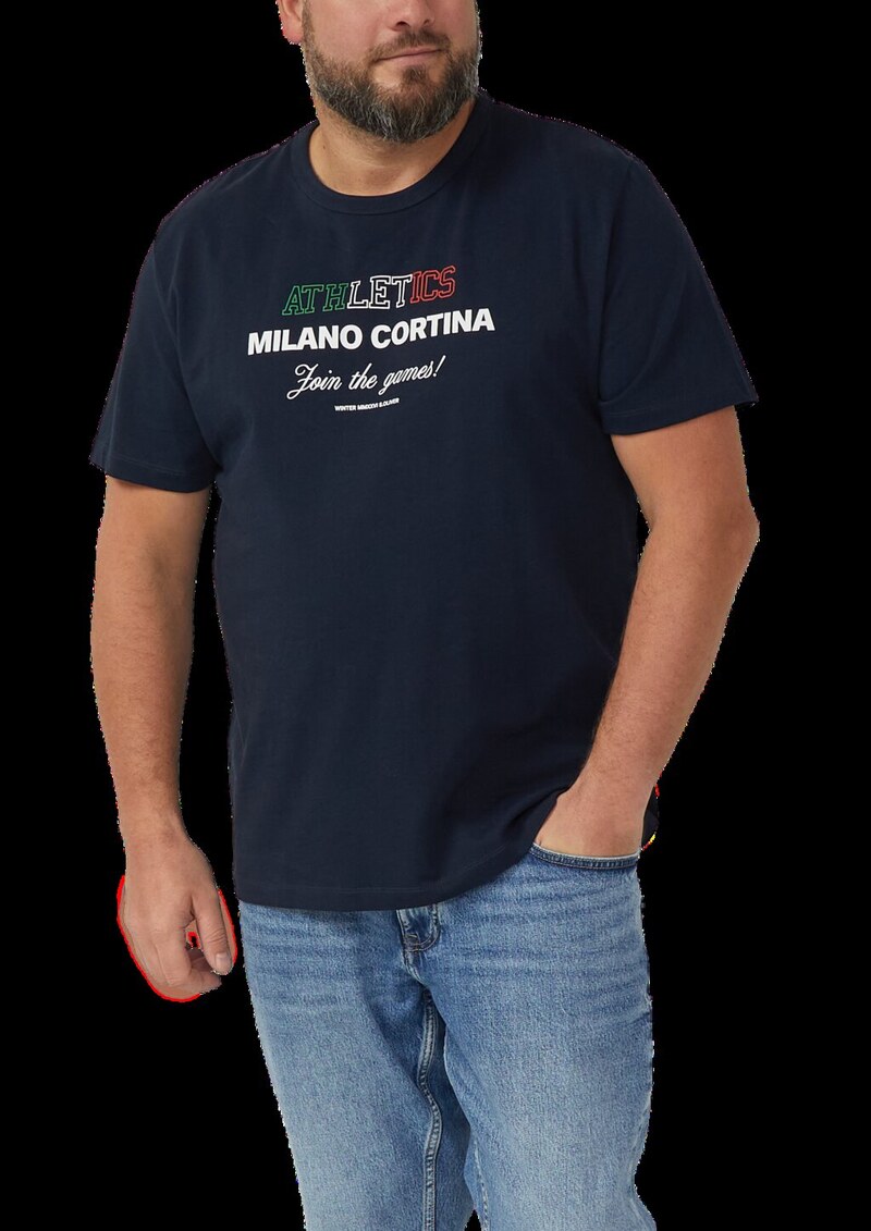 T-Shirt aus schwerem Jersey mit Artwork | Wintersport-Kollektion