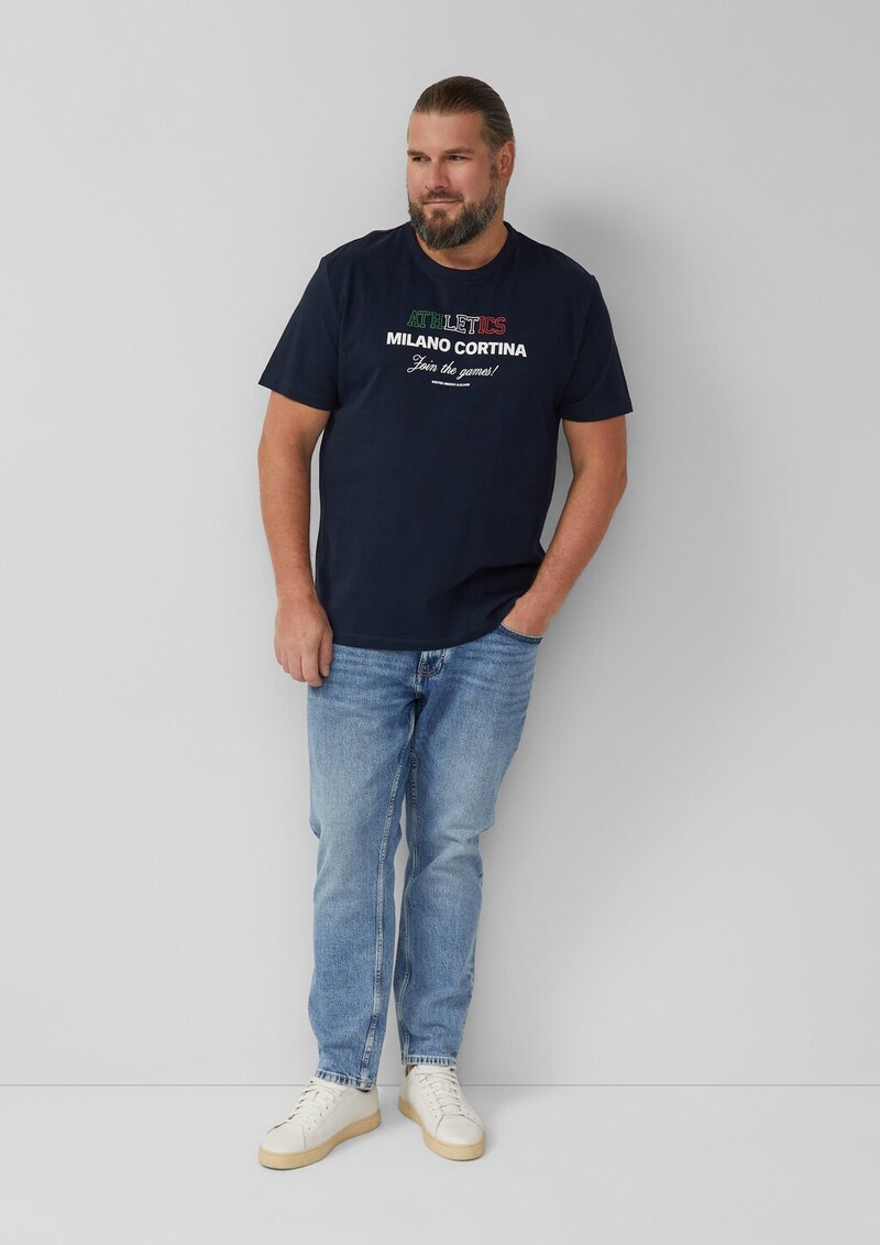 T-Shirt aus schwerem Jersey mit Artwork | Wintersport-Kollektion