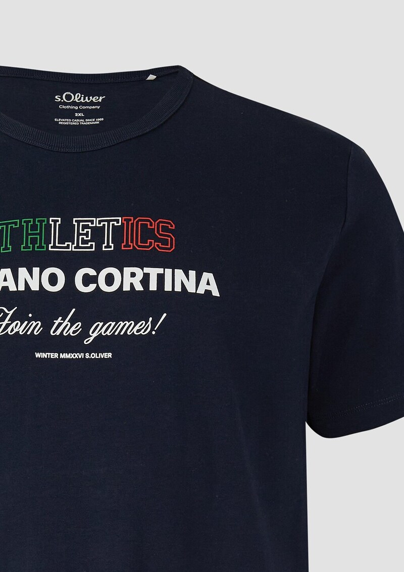 T-Shirt aus schwerem Jersey mit Artwork | Wintersport-Kollektion