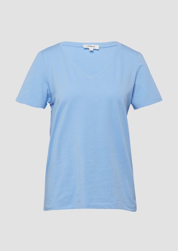 T-Shirt mit V-Ausschnitt