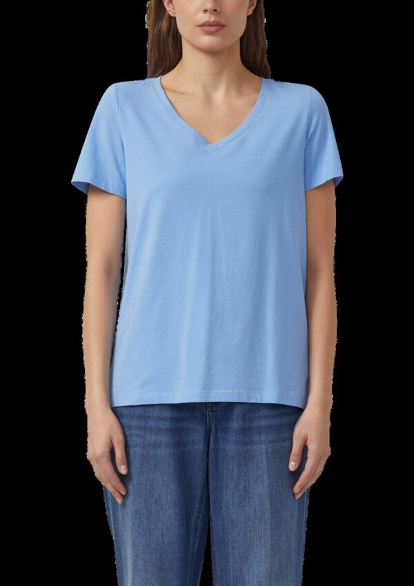 T-Shirt mit V-Ausschnitt